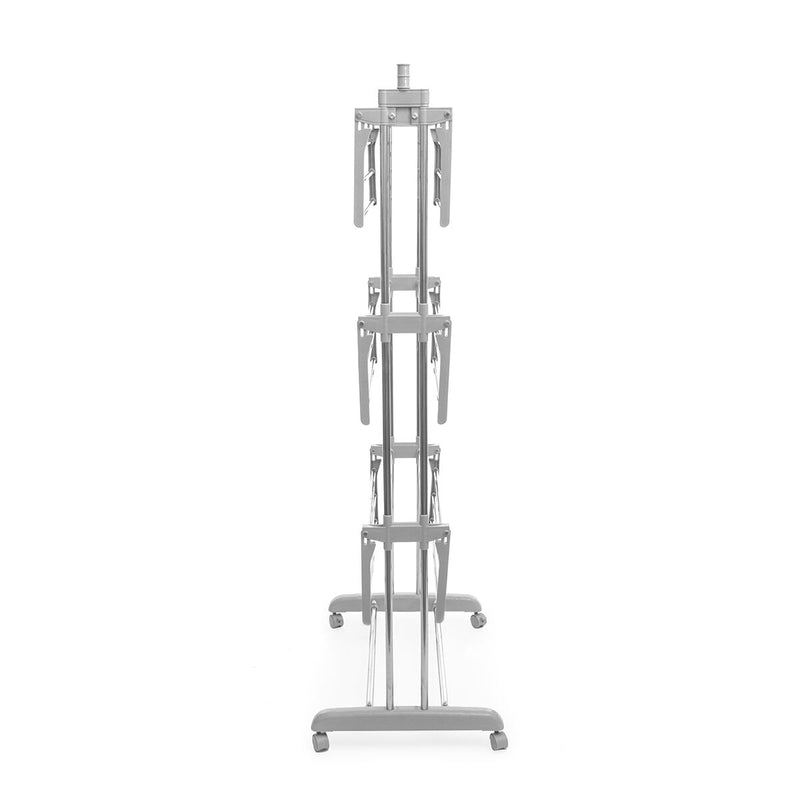 💥Super Oferta Hoy!⏳ Tendedero Plegable Vertical con Ruedas Folver 24 Barras