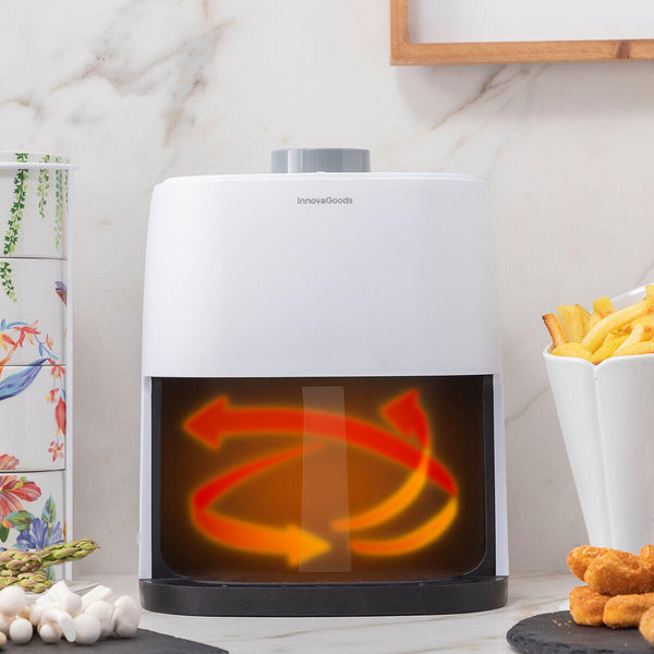 🔥¡Oferta Limitada, Corre!⚡Freidora de Aire InnovaGoods Fryinn Lite 2000 Blanco 1200 W 2 L